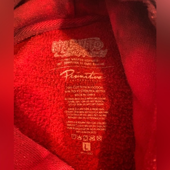 SOLD Naruto Primitive hoodie - Picture 3 of 3